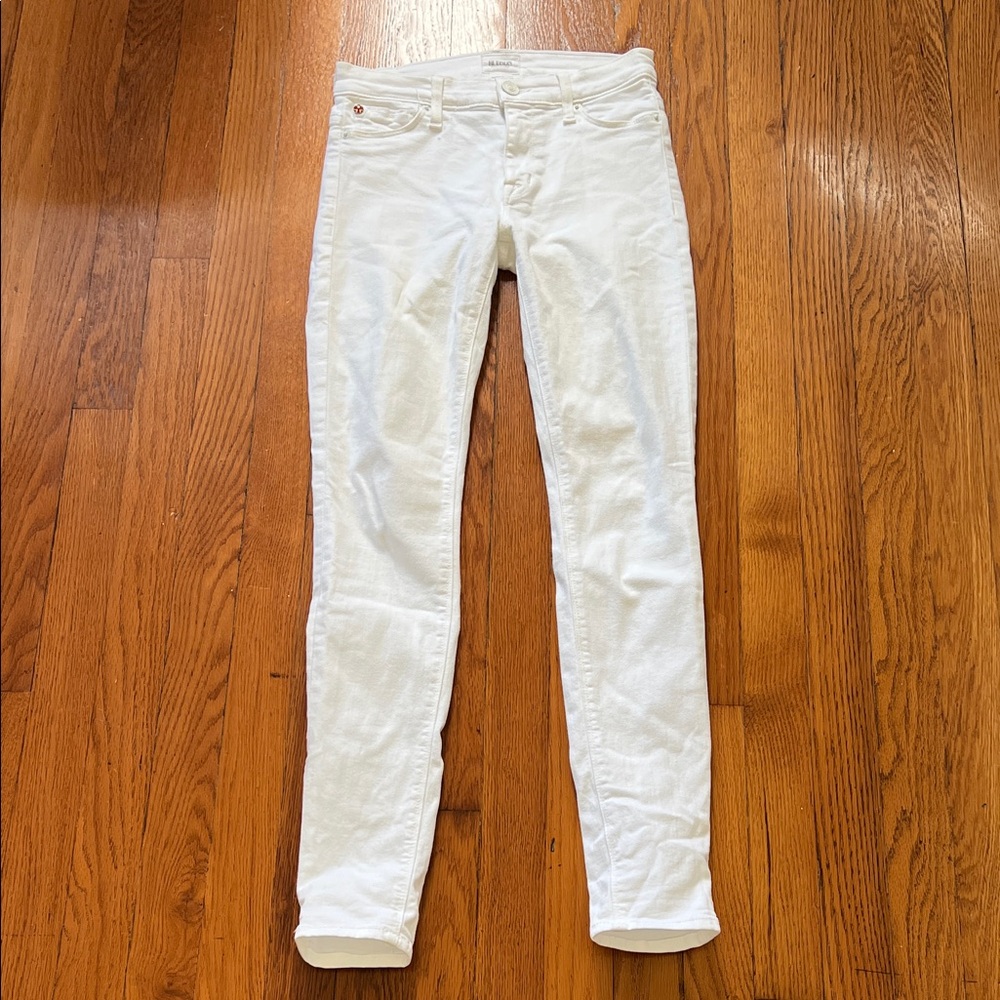 Hudson size 25 White Skinny Jeans